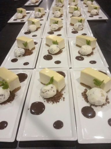 White chocolate cheesecake